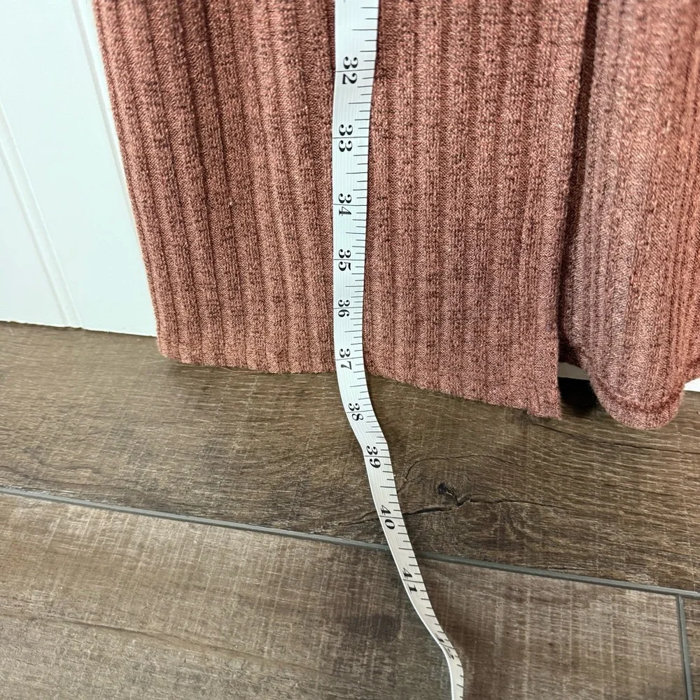 Daytrip Women's Cardigan Sweater Size Medium Open Front 3/4 Sleeve Pink Orange - Picture 6 of 8